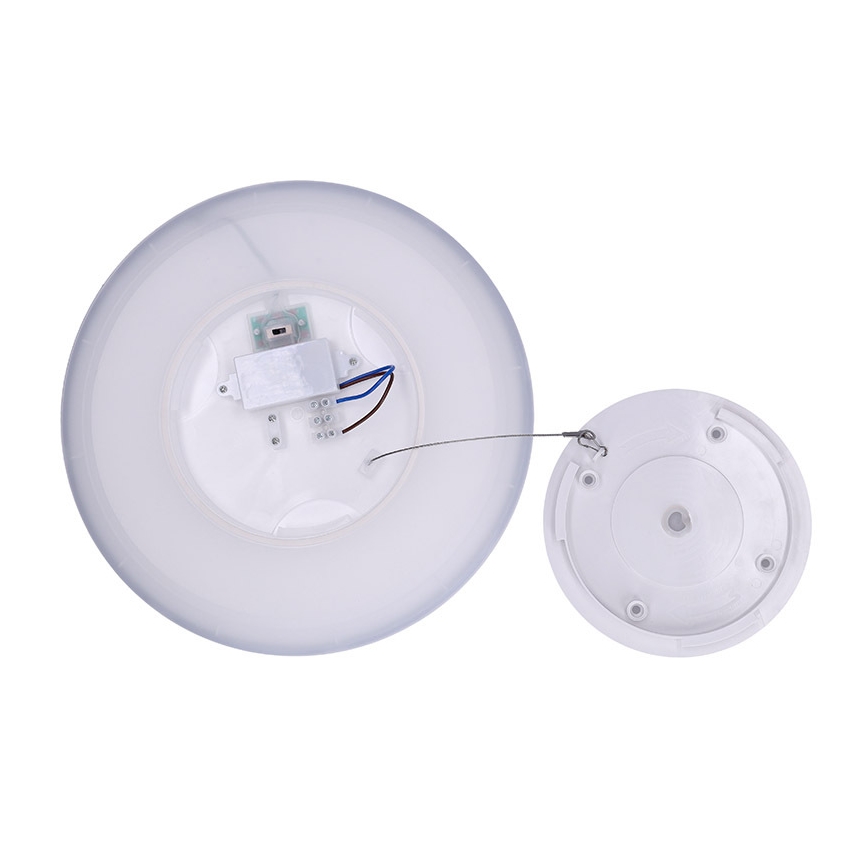 LED griestu gaismeklis vannas istabai ACATE, 24 W, 230 V, 3000/4000/6000 K, Ø 29,3 cm, IP54