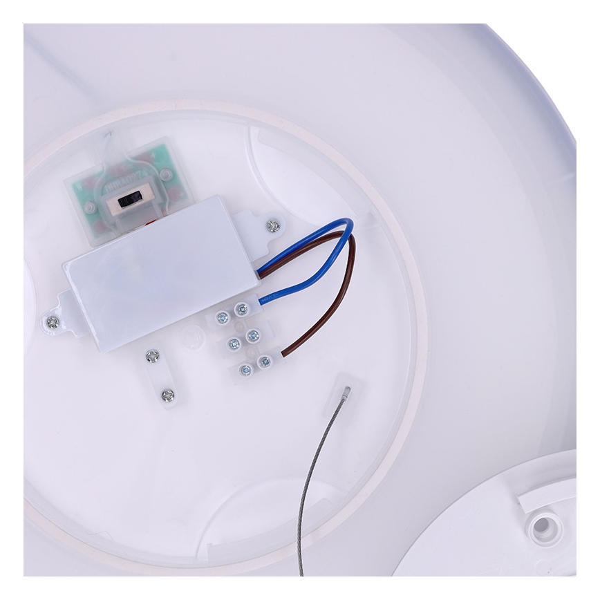 LED griestu gaismeklis vannas istabai ACATE, 24 W, 230 V, 3000/4000/6000 K, Ø 29,3 cm, IP54