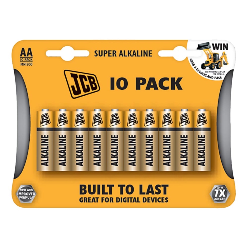 Soligth JCB-LR06-10B - 10 gab Alkaline baterija AA 1,5V