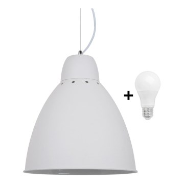 Soligth WA007-W - LED Lustra 1xE27/10W/230V balta 29,5cm Soligth WA007-W - LED Lustra 1xE27/10W/230V balta 29,5cm