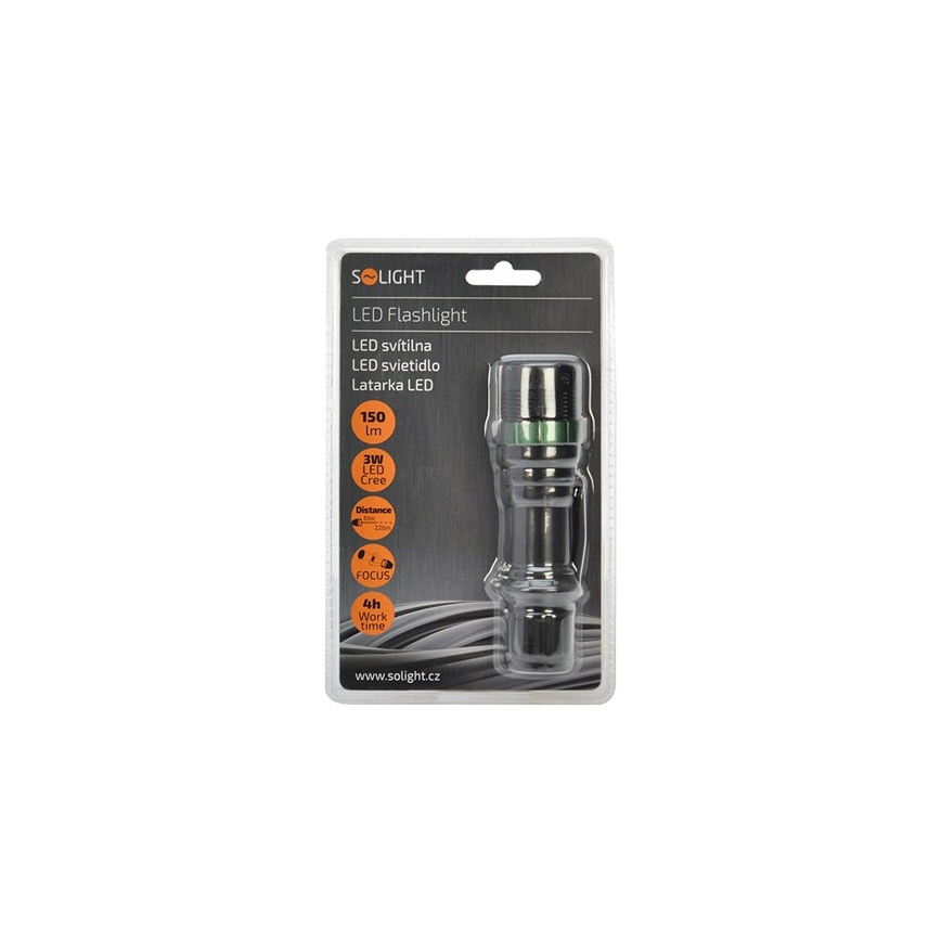 LED lukturis LED/3W/3xAAA