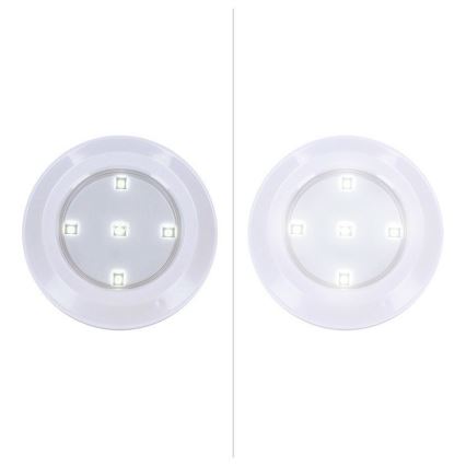 KOMPLEKTS 3x LED Aptumšojama lampa ar tālvadības pulti LED/3xAAA