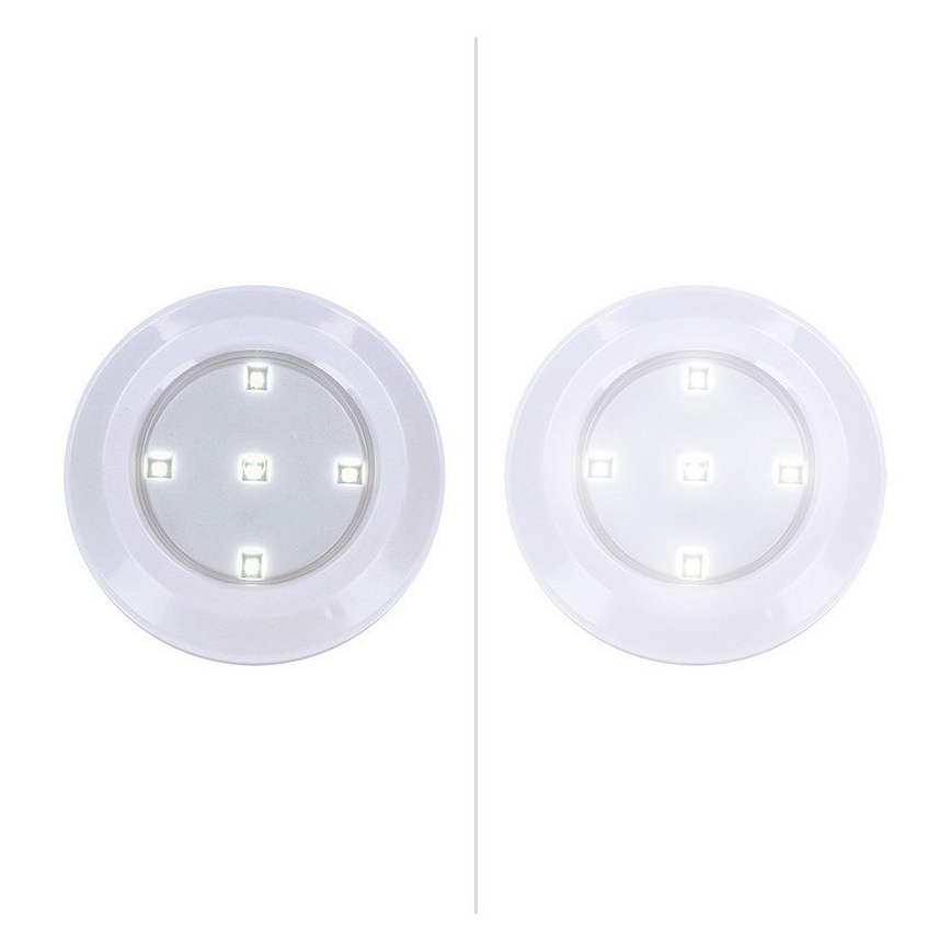 KOMPLEKTS 3x LED Aptumšojama lampa ar tālvadības pulti LED/3xAAA