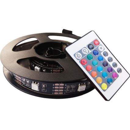 Soligth WM504 - KOMPLEKTS 2x LED RGB Josla priekš TV ar tālvadības pulti IP65 LED/USB 50cm