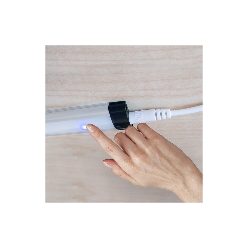 KOMPLEKTS 2x LED Aptumšojams zem skapīša apgaismojums LED/5W/230V