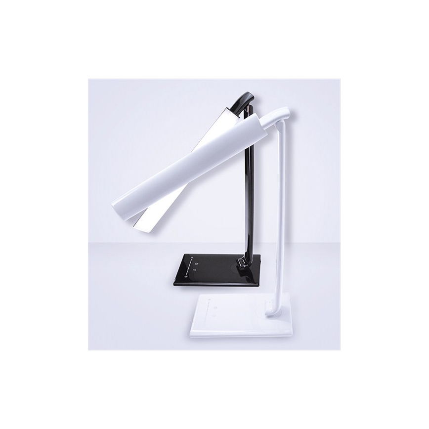 LED aptumšojama galda lampa USB savienojums LED/12W/230V balta