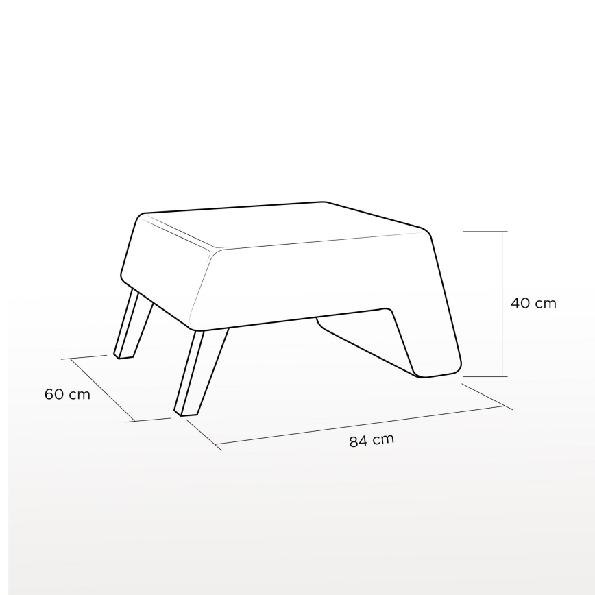 Soliņš KATE 40x84 cm sarkans