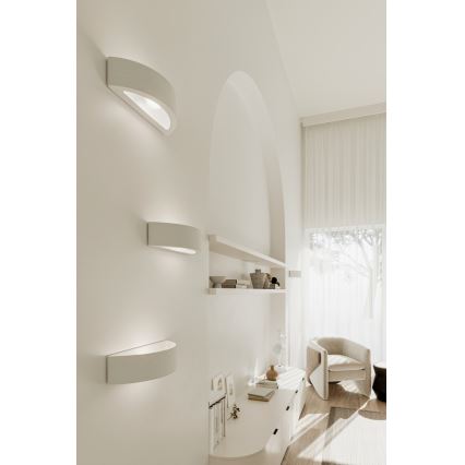 Sienas lampa ATENA 1xE27/60W/230V 40,5 cm balta