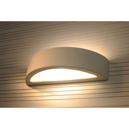 Sienas lampa ATENA 1xE27/60W/230V 40,5 cm balta