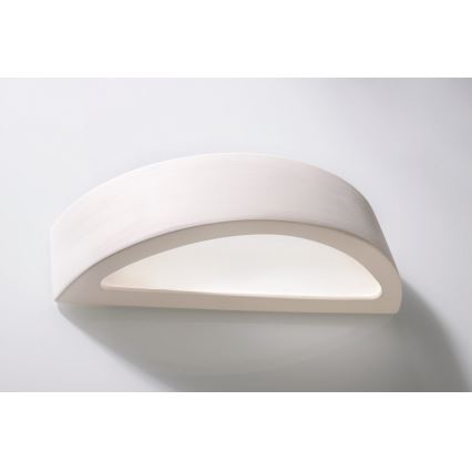 Sienas lampa ATENA 1xE27/60W/230V 40,5 cm balta