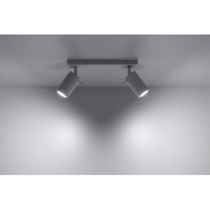 Starmetis RING 2 2xGU10/10W/230V balta