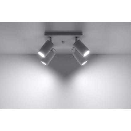 Starmetis RING 4 4xGU10/10W/230V balta