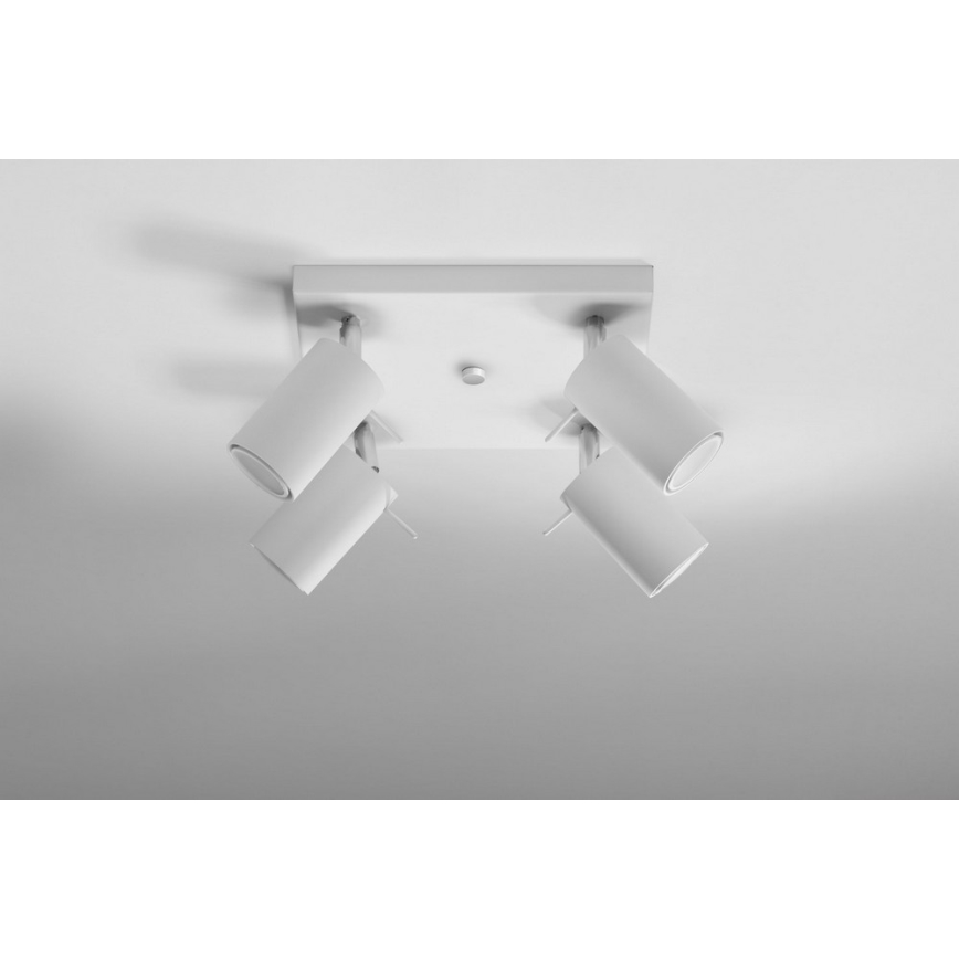 Starmetis RING 4 4xGU10/10W/230V balta