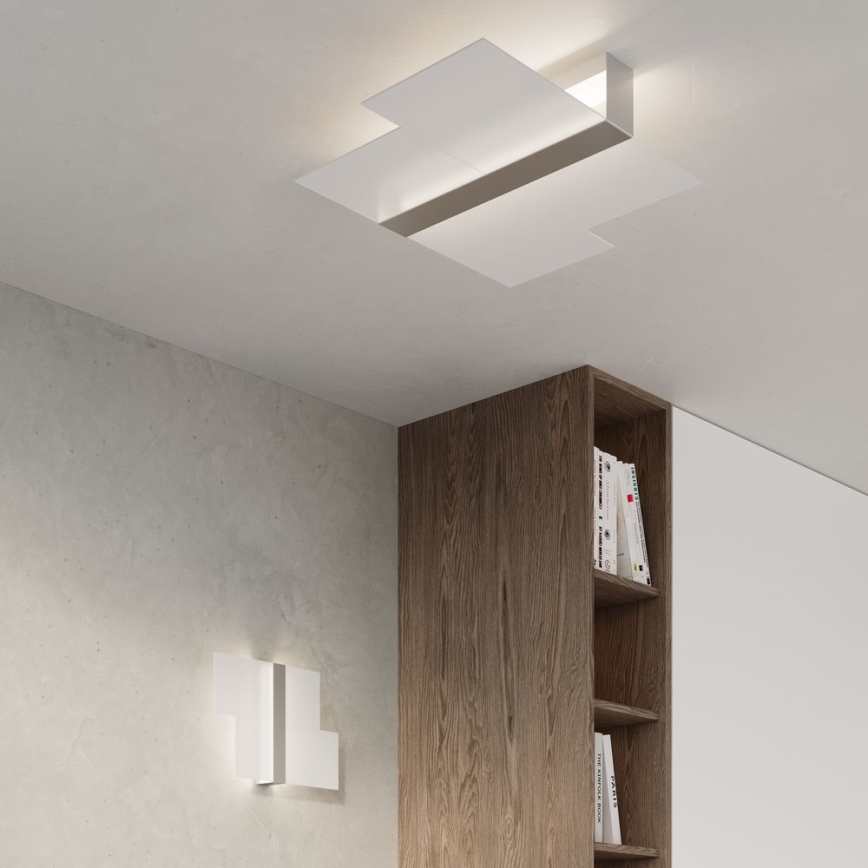Sienas lampa MASSIMO 2xG9/40W/230V balta/spīdīgi hromēts