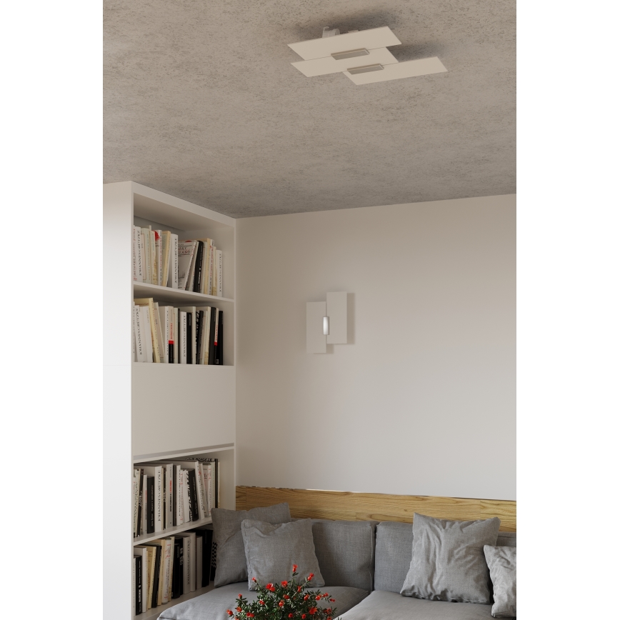 Griestu lampa FABIANO 3xE27/60W/230V balta/spīdīgi hromēts