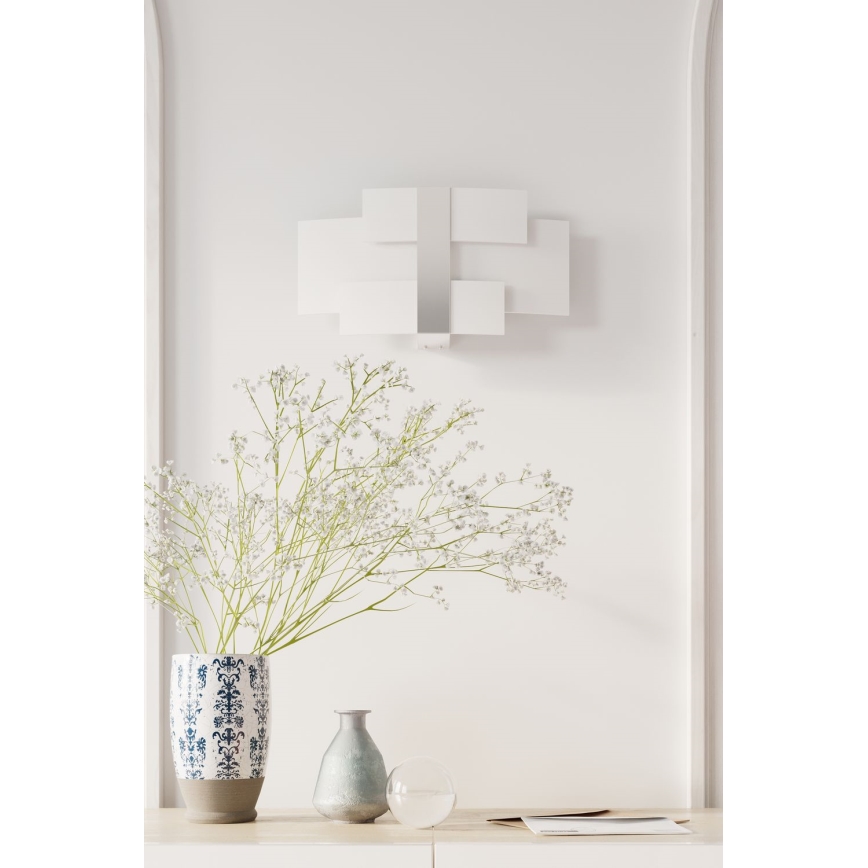 Sienas lampa CELIA 2xG9/40W/230V spīdīgi hromēts/balta