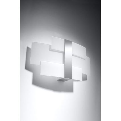 Sienas lampa CELIA 2xG9/40W/230V spīdīgi hromēts/balta