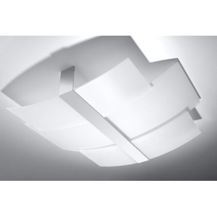 Griestu lampa CELIA 3xE27/60W/230V spīdīgi hromēts/balta