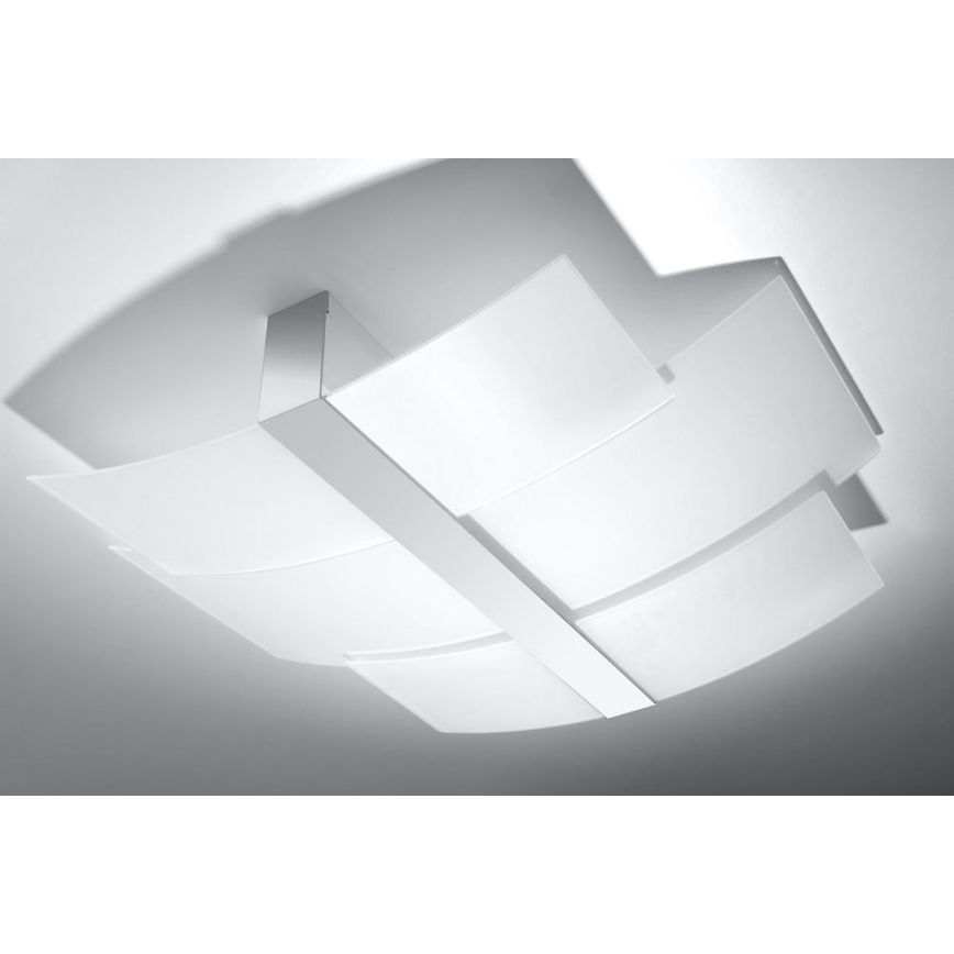 Griestu lampa CELIA 3xE27/60W/230V spīdīgi hromēts/balta