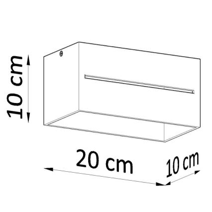 Griestu lampa LOBO 2xG9/40W/230V balta