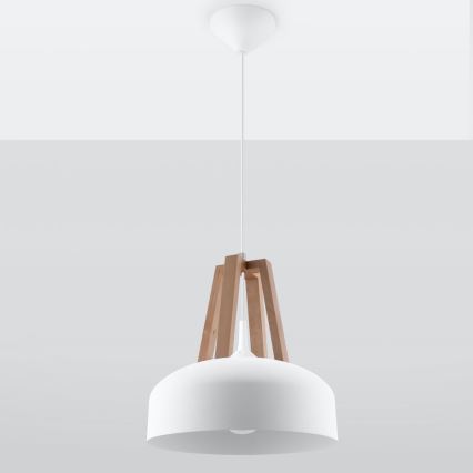 Lustra ar auklu CASCO 1xE27/60W/230V d. 30 cm Bērzs