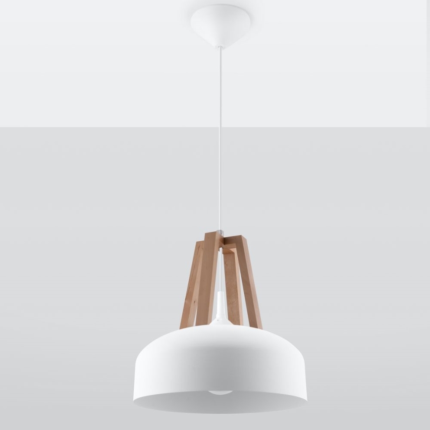Lustra ar auklu CASCO 1xE27/60W/230V d. 30 cm Bērzs