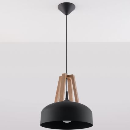 Lustra ar auklu CASCO 1xE27/60W/230V d. 30 cm Bērzs