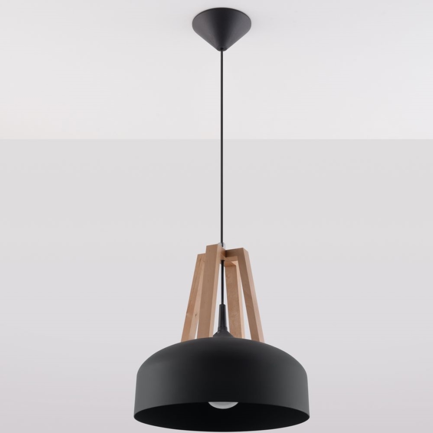Lustra ar auklu CASCO 1xE27/60W/230V d. 30 cm Bērzs