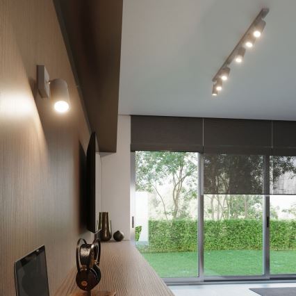 Griestu starmetis RING 6xGU10/10W/230V