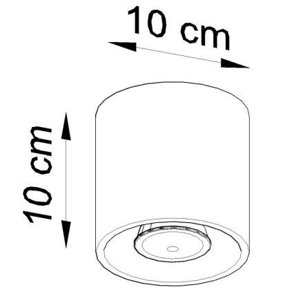 Starmetis ORBIS 1 1xGU10/10W/230V