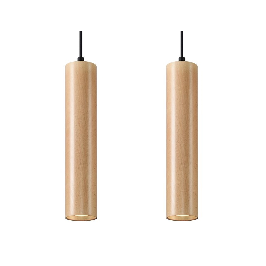 Lustra ar auklu LINO 2xGU10/40W/230V dižskābardis
