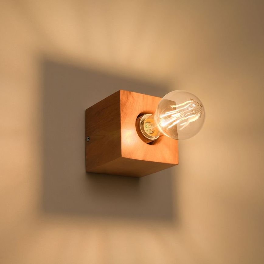 Sienas lampa ABEL 1xE27/15W/230V dižskābardis
