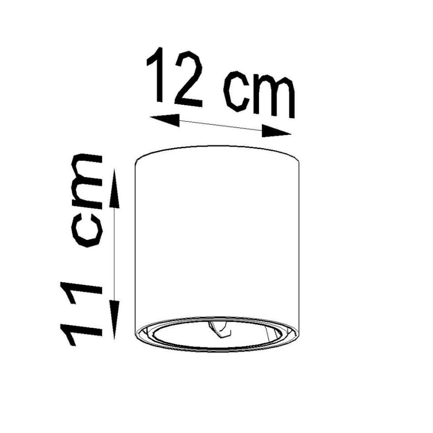 Starmetis TIUBE1xGU10-AR111/10W/230V