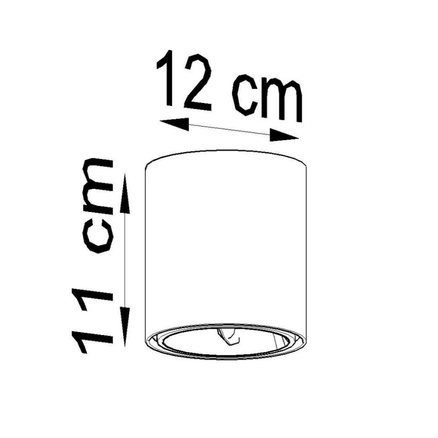 Starmetis TIUBE 1xGU10-AR111/10W/230V