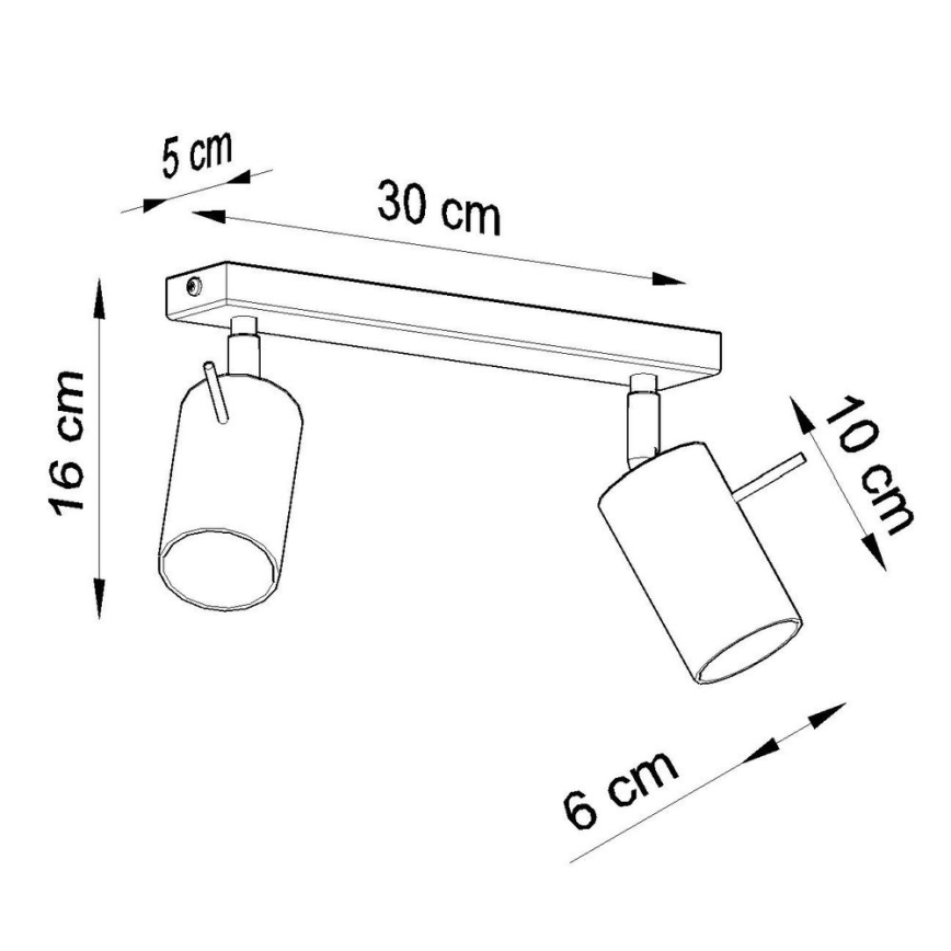 Starmetis RING 2xGU10/10W/230V