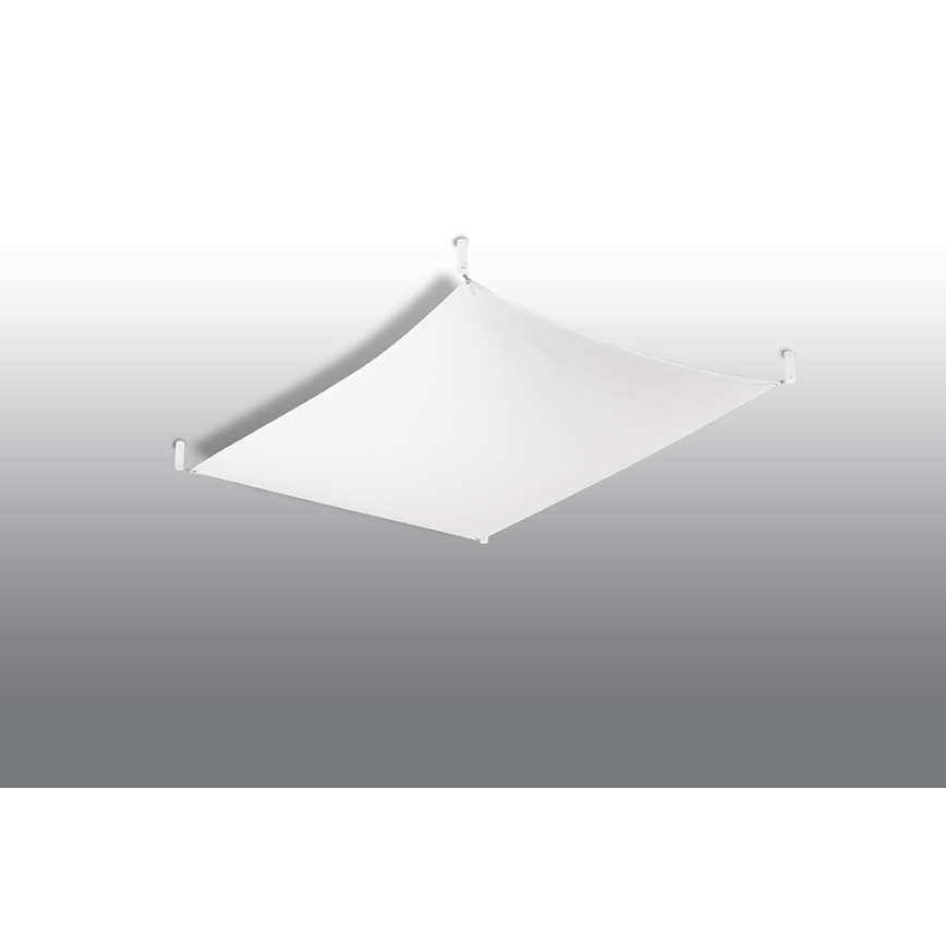 LED griestu gaismeklis LUNA 2xG13/8,5W/230V 80x105 cm balts