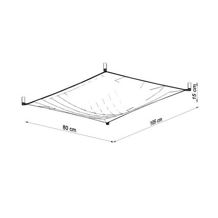 LED griestu gaismeklis LUNA 2xG13/8,5W/230V 80x105 cm balts
