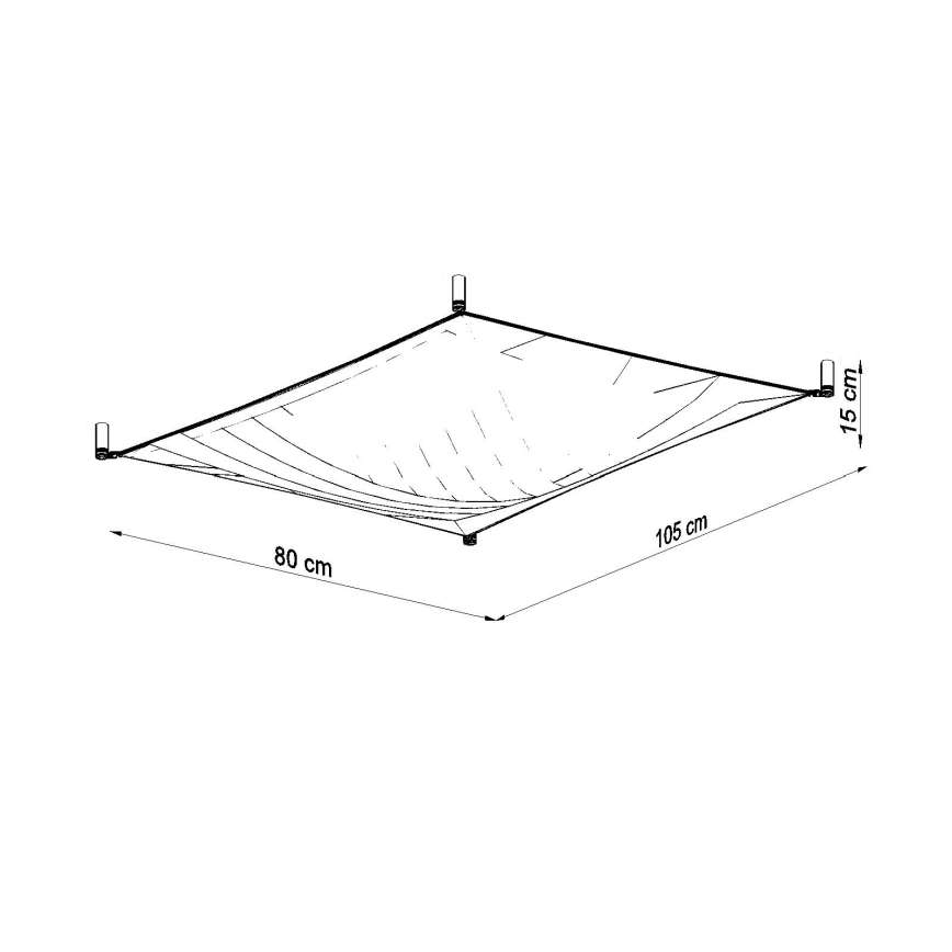 LED griestu gaismeklis LUNA 2xG13/8,5W/230V 80x105 cm balts
