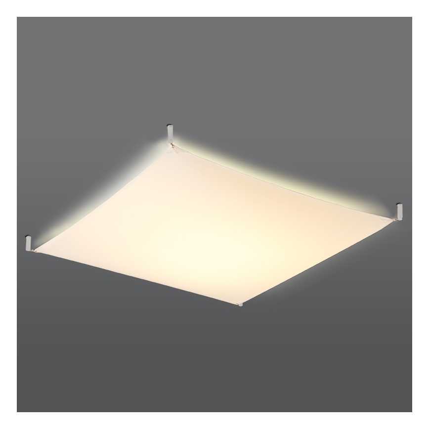 LED griestu lampa LUNA 6xG13/8,5W/230V 140x140 cm balta