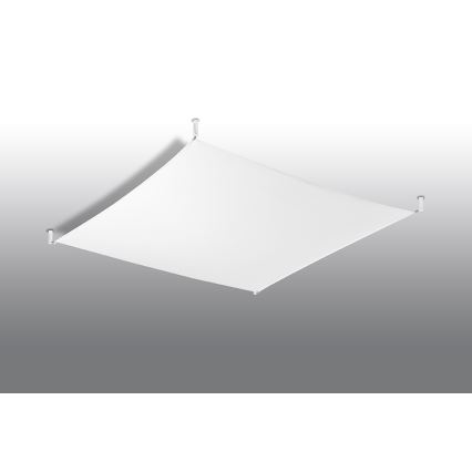 LED griestu lampa LUNA 6xG13/8,5W/230V 140x140 cm balta