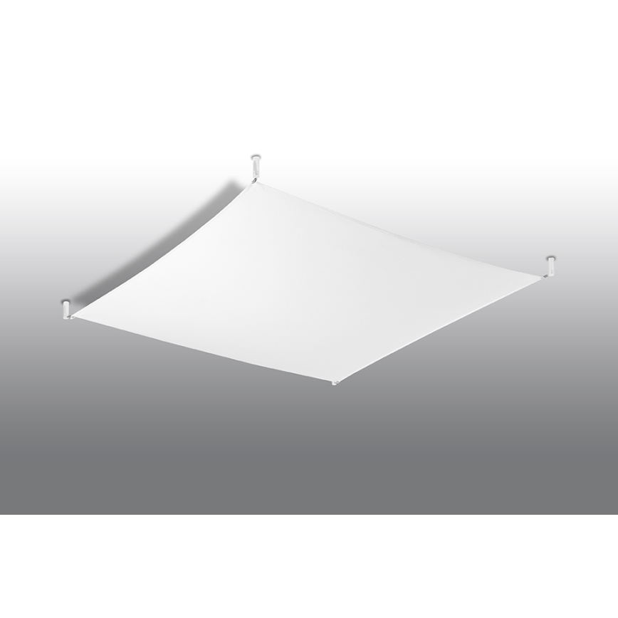 LED griestu lampa LUNA 6xG13/8,5W/230V 140x140 cm balta