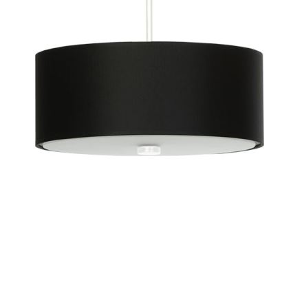 Lustra ar auklu SKALA 3xE27/60W/230V d. 30 cm melna