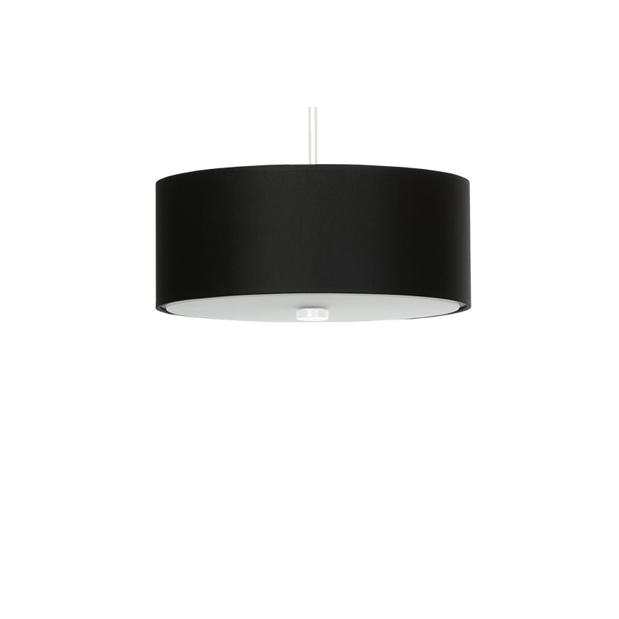 Lustra ar auklu SKALA 3xE27/60W/230V d. 30 cm melna