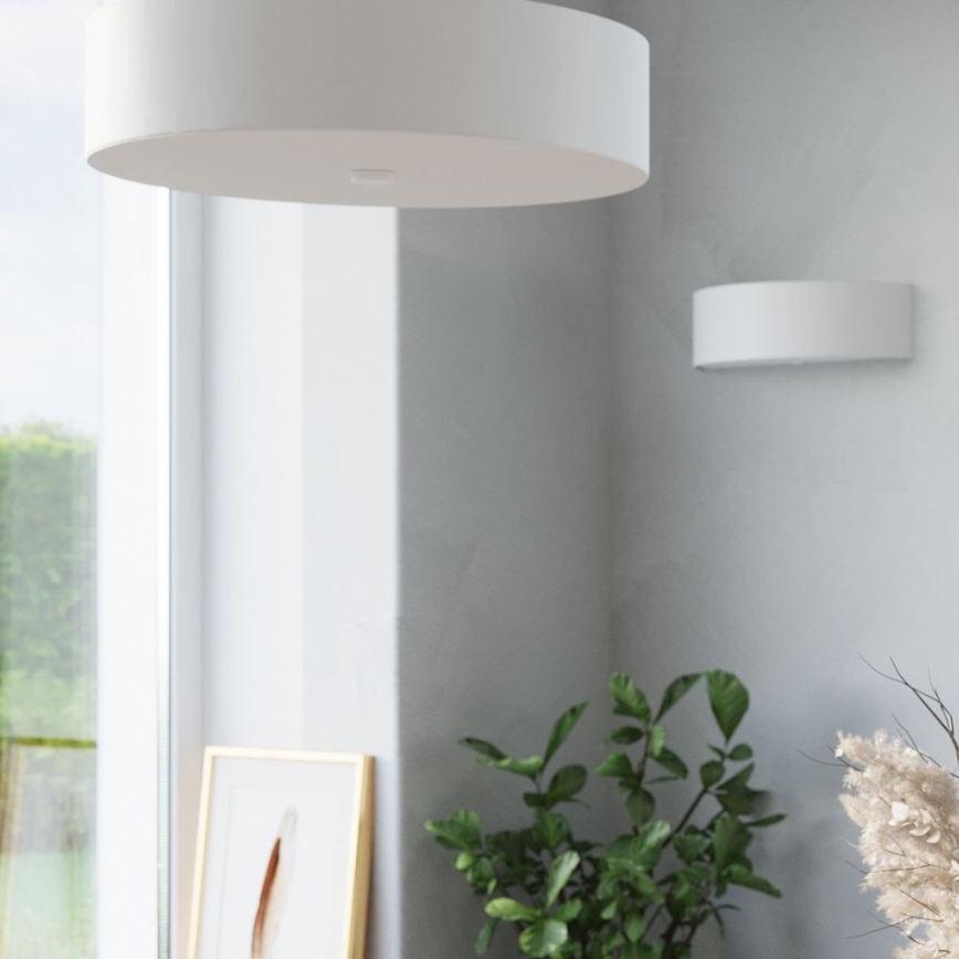 Griestu lampa SKALA 3xE27/60W/230V d. 30 cm balta