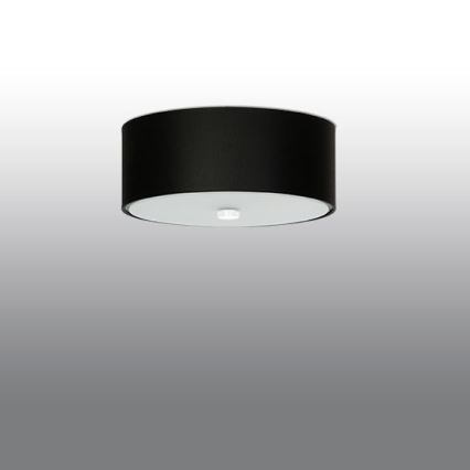 Griestu lampa SKALA 3xE27/60W/230V d. 30 cm melna