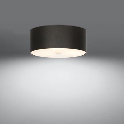 Griestu lampa SKALA 3xE27/60W/230V d. 30 cm melna