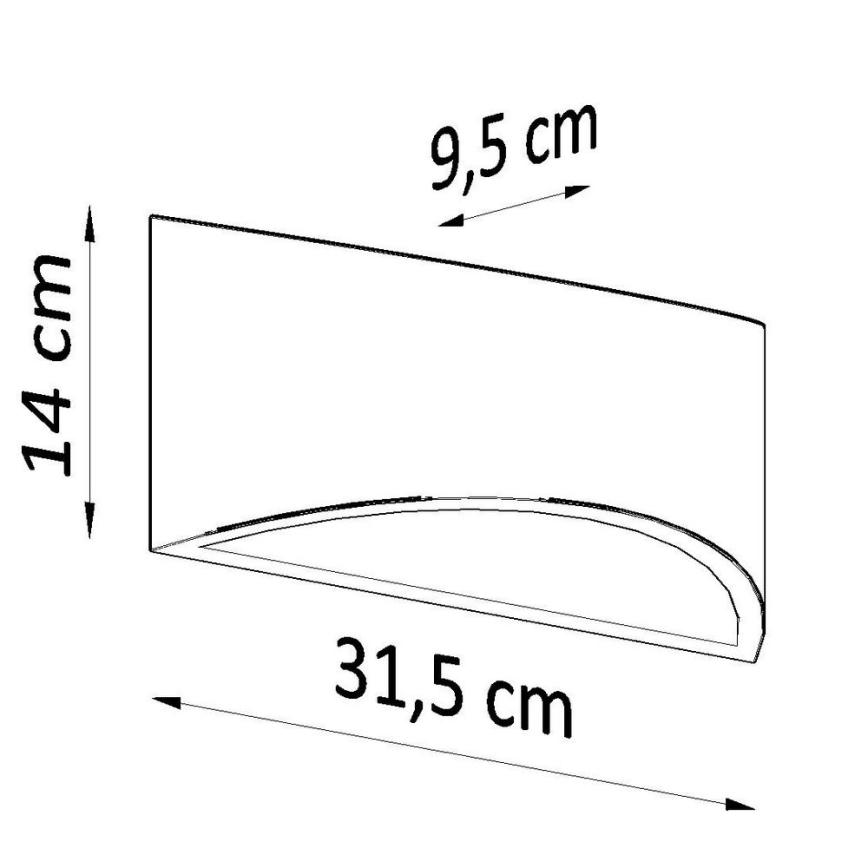 Sienas lampa VIXEN 1xG9/40W/230V