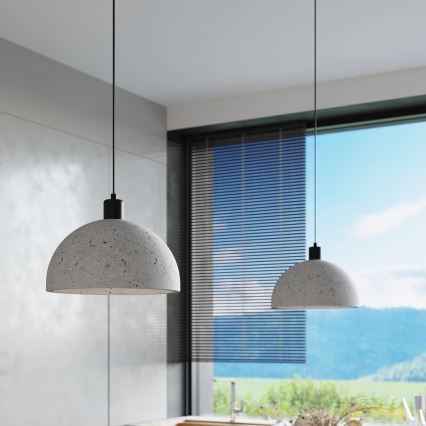 Lustra ar auklu PABLITO 1xE27/60W/230V betona