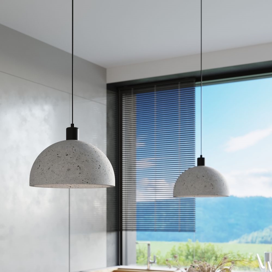 Lustra ar auklu PABLITO 1xE27/60W/230V betona
