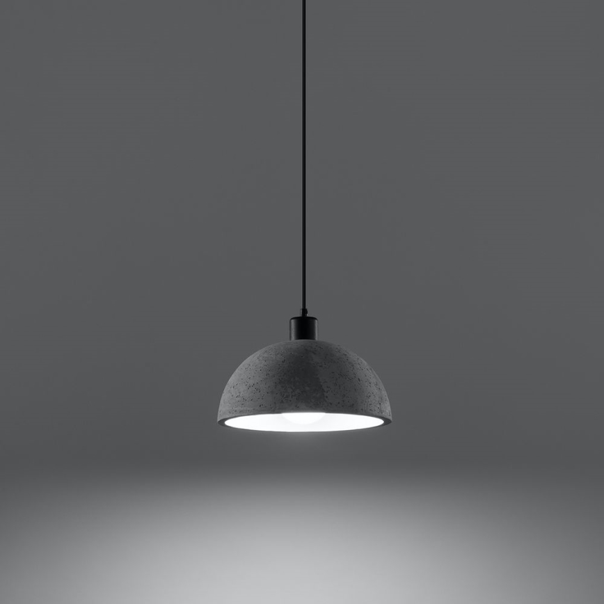 Lustra ar auklu PABLITO 1xE27/60W/230V betona